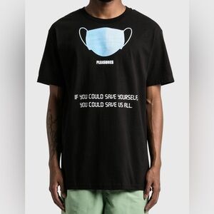 Pleasures If You Could Save Yourself Mask Short Sleeve Tee